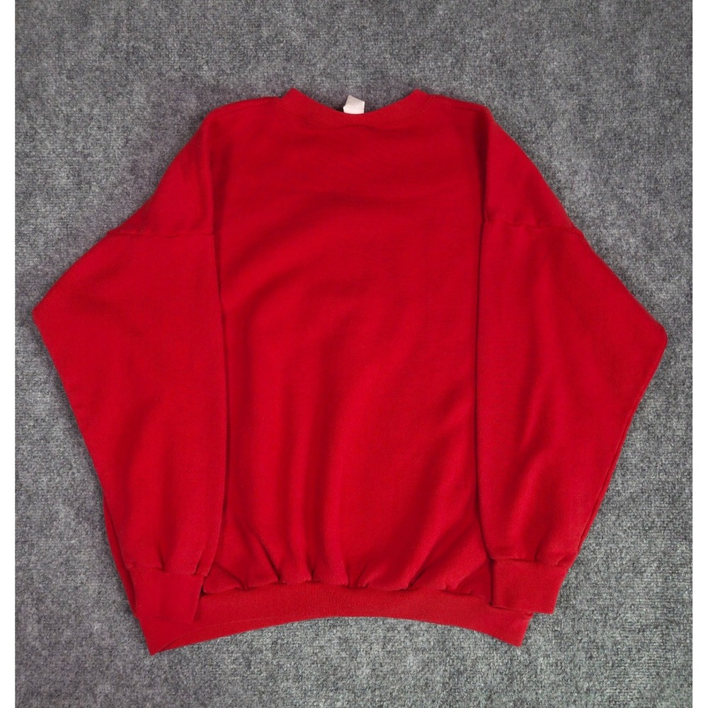 Vintage 90s Warner Bros Tweety Bird Sweatshirt Womens 3X Red Embroidered USA - Picture 12 of 12